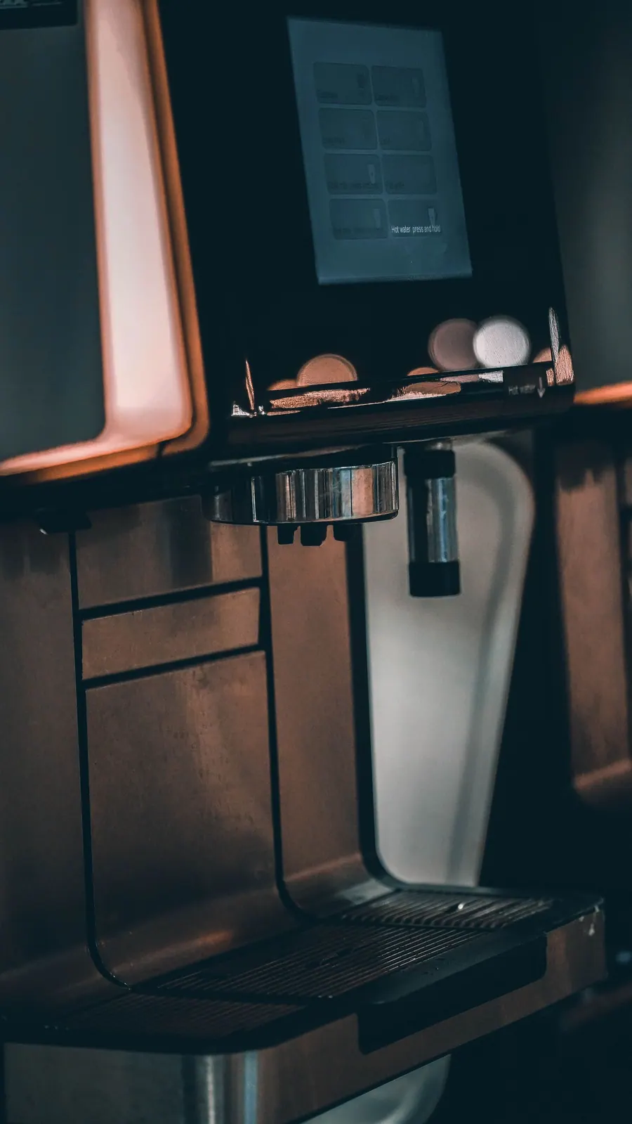 Office coffee station equipment for staff refreshment areas